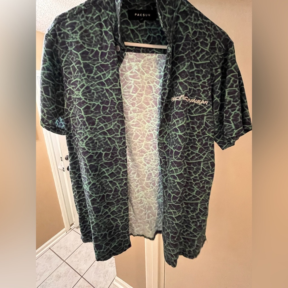 Men's Pacsun Pacific Sunwear Button Up Shirt Size Small